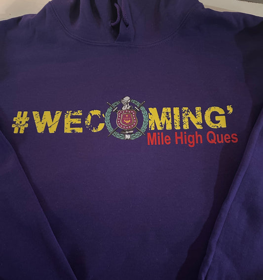 Omega Psi Phi “We Coming” with custom District