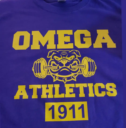 Omega Psi Phi “Workowt” T -Shirt Purple
