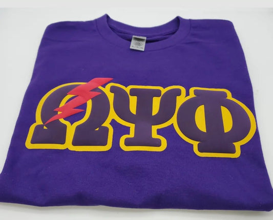 Omega Psi Phi Greek Letters T-Shirt
