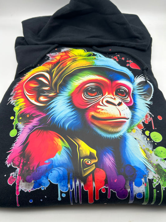 Colorful Ape Hoodie